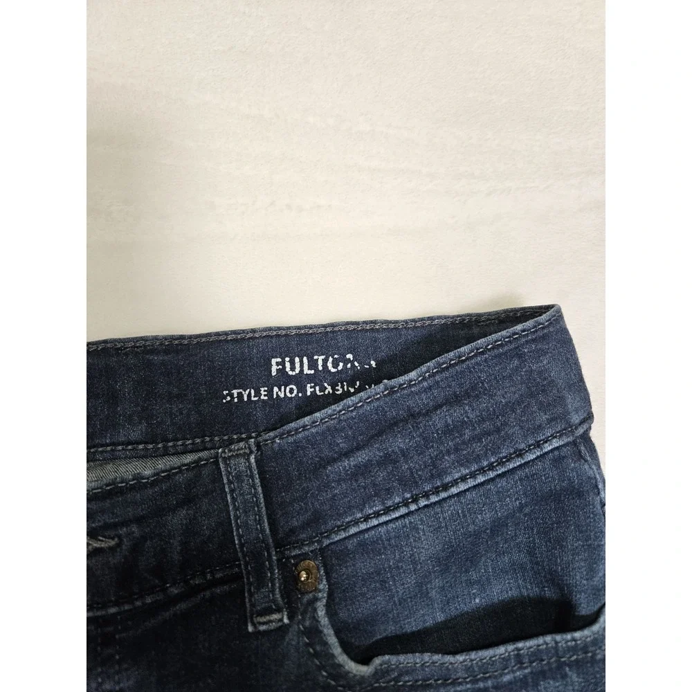 MUGSY Jeans Mens‎ 31x30* Blue Fultons Slim Straight Dark Wash Denim FXL3NFU